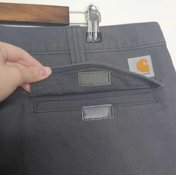 Carhartt Rugged Flex Relaxed Fit Canvas Cargo Work Short Gray Size 40 New w/ Tag - Picture 13 of 15